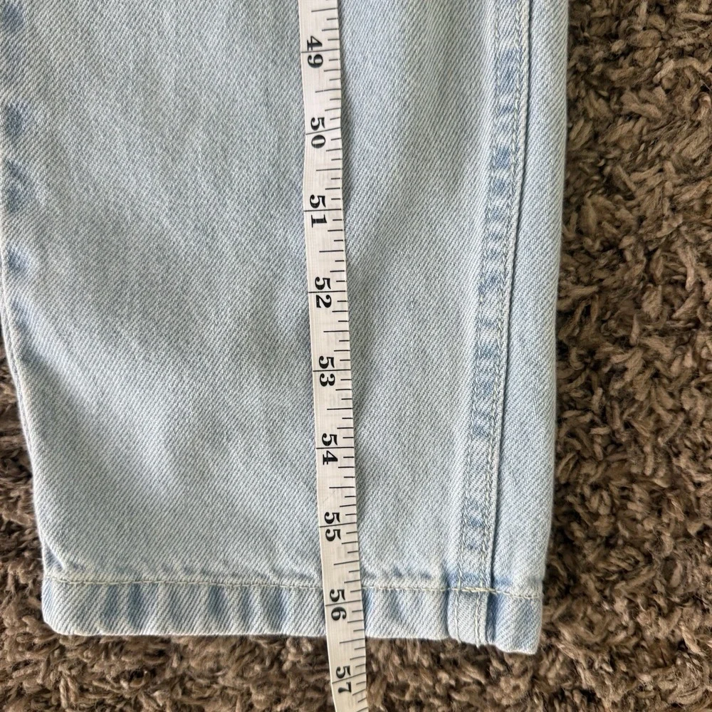 FREE PEOPLE We the Free Marci Denim Jumpsuit SMALL Light Wash Mechanic Retro
